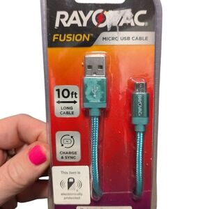 Fusion Micro USB Cable - Teal